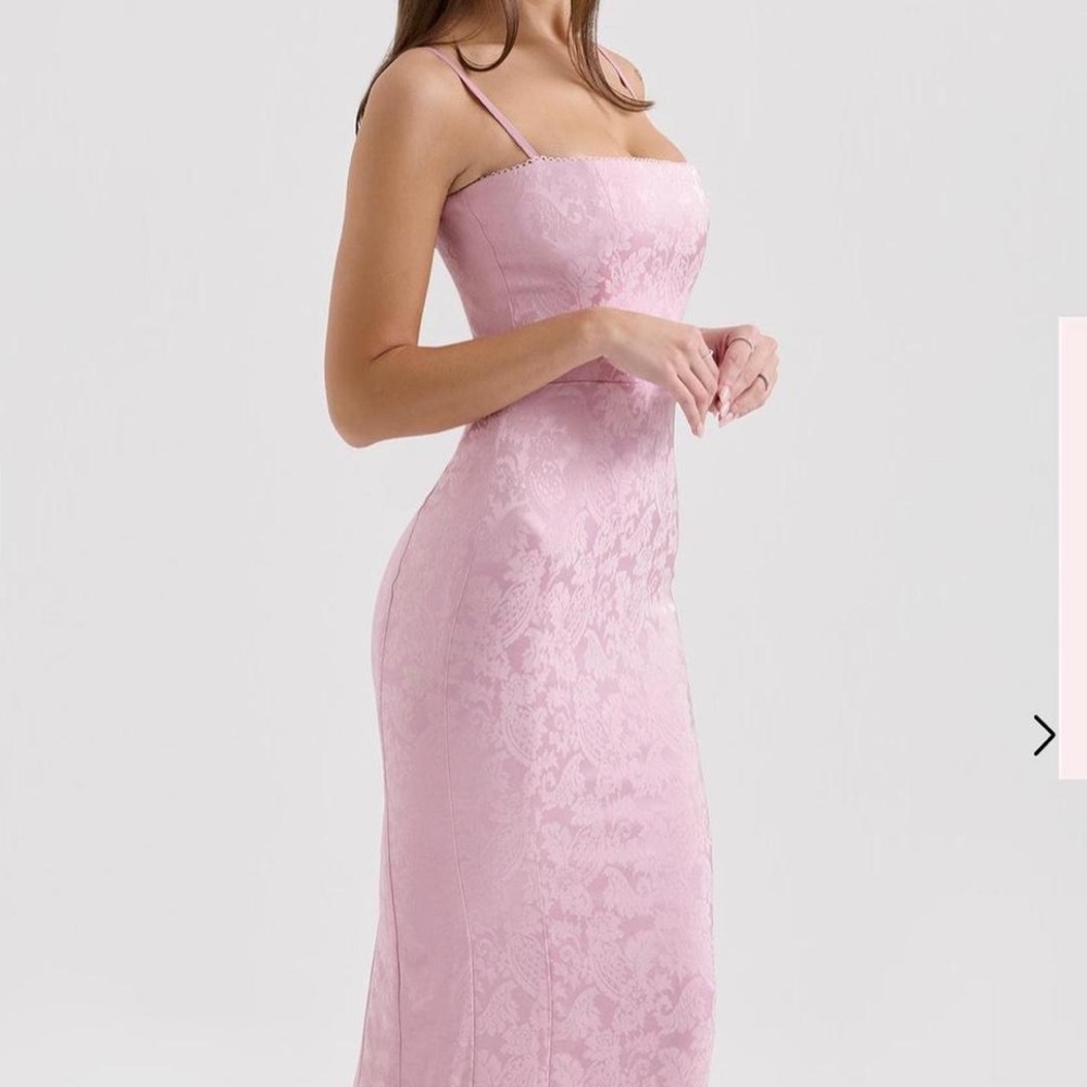 House of CB Strapless Pink Dress